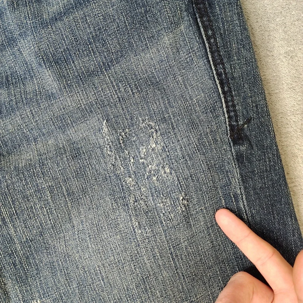 Affliction Jeans Mens 34x34‎ Blue Flap Pocket Denim Killers Grunge Made In USA